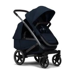 Joolz Geo3 Carrinho de Bebé (Twin) - Para gémeos ou dois bebés dos 0 aos 4 anos - Navy blue