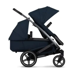 Joolz Geo3 Carrinho de Bebé (Twin) - Para gémeos ou dois bebés dos 0 aos 4 anos - Navy blue