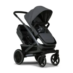 Joolz Geo3 Carrinho de Bebé (Twin) - Para gémeos ou dois bebés dos 0 aos 4 anos - Stone grey