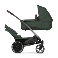 Joolz Geo3 Carrinho de Bebé (Twin) - Para gémeos ou dois bebés dos 0 aos 4 anos - Forest green