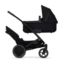 Joolz Geo3 Carrinho de Bebé (Twin) - Para gémeos ou dois bebés dos 0 aos 4 anos - Space black