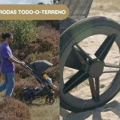 Joolz Geo5 Carrinho de Gémeos - Sandy taupe