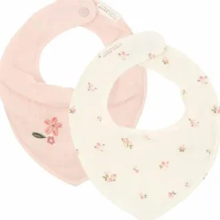 Little Dutch Bandana Babete em Musselina - set de 2 - Fairy Blossom ; Blossom
