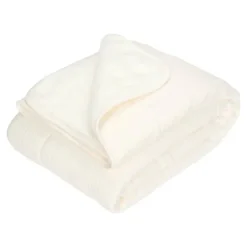 Little Dutch Manta de Malha para Berço | Cot Blanket | Pure Soft White