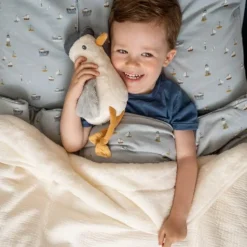 Little Dutch Manta de Malha para Berço | Cot Blanket | Pure Soft White