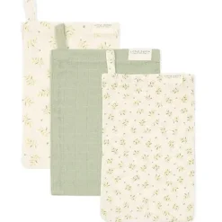 Little Dutch Mini Toalhinhas de Higiene em Musselina | Washcloths - Blueberry Leaves