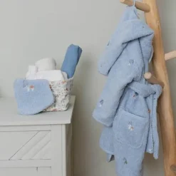 Little Dutch Swaddle 120 x 120 em Musselina - Pure Denim Blue