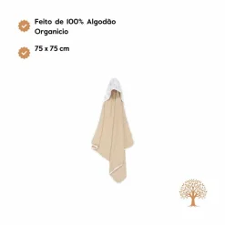 Little Dutch Toalha com Capuz em Musselina - Baby Bunny