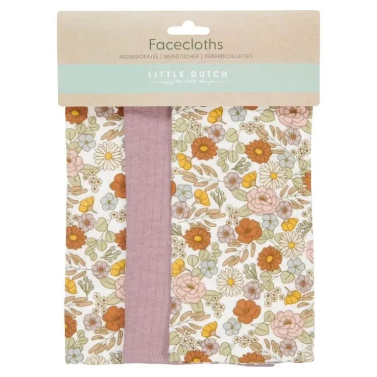 Little Dutch Toalhas de Rosto - Vintage Little Flowers / Pure Mauve