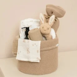 Little Dutch Toalhas de Rosto em Musselina | Facecloths - Baby Bunny / Bege