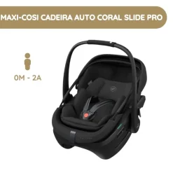 Maxi-Cosi Cadeira Auto Coral Slide Pro - Onyx Black