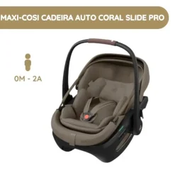 Maxi-Cosi Cadeira Auto Coral Slide Pro - Oak Truffle