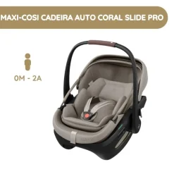 Maxi-Cosi Cadeira Auto Coral Slide Pro - Sapphire Sand