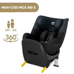 Maxi-Cosi Cadeira Auto Mica 360 S - Tonal Black