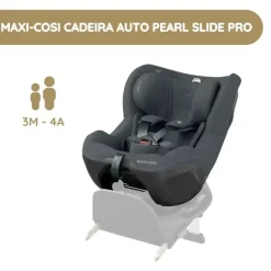 Maxi-Cosi Cadeira Auto Pearl Slide Pro - Authentic Graphite