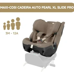 Maxi-Cosi Cadeira Auto Pearl XL Slide Pro - Authentic Truffle
