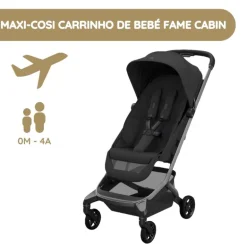 Maxi-Cosi Carrinho de Bebé Fame Cabin - Onyx Black