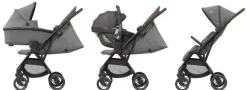 Maxi-Cosi Carrinho de Bebé Soho - Essential Graphite
