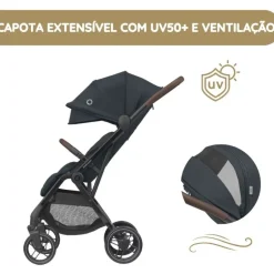 Maxi-Cosi Carrinho de Bebé Soho - Twillic Truffle
