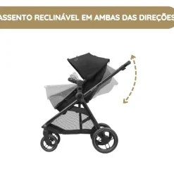 Maxi-Cosi Carrinho de Bebé Zelia 3 - Essential Graphite