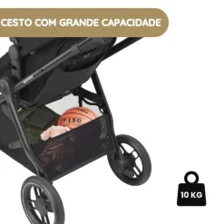Maxi-Cosi Carrinho de Bebé Zelia 3 - Essential Graphite