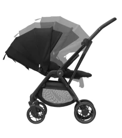 Maxi-Cosi Leona 2 Carrinho de Bebé - Twillic Black