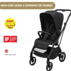 Maxi-Cosi Leona 2 Carrinho de Bebé - Twillic Black