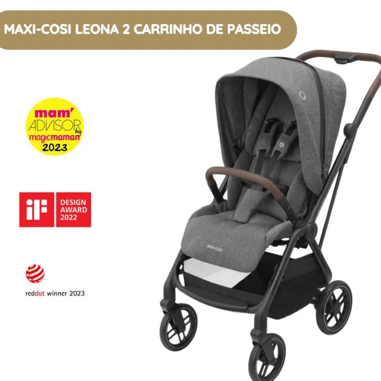 Maxi-Cosi Leona 2 Carrinho de Bebé - Select Grey