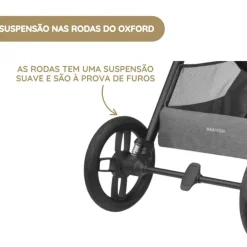 Maxi-Cosi Oxford Carrinho de Bebé - Essential Black