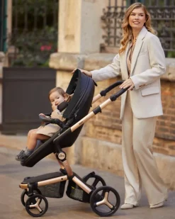 Mima Carrinho de Passeio Xari Max - Champagne/Black/Black