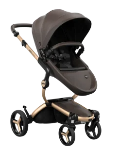 Mima Carrinho de Passeio Xari Max - Champagne/Chocolate Brown/Black