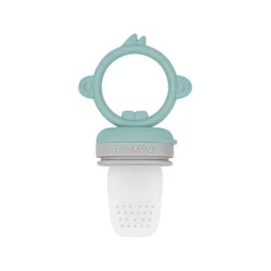 Minikoioi Alimentador Anti-Asfixia Pulps - Aqua Green/Powder Grey