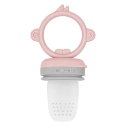 Minikoioi Alimentador Anti-Asfixia Pulps - Pinky Pink/Powder Grey