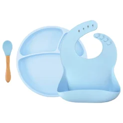 Minikoioi - Conjunto de Alimentação BLW Set II - Azul Mineral