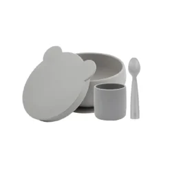 Minikoioi - Conjunto de Alimentação BLW Set I - Cinza
