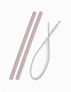 Minikoioi Palhas em Silicone com Escova 2uni. - Rosa