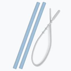 Minikoioi Palhas em Silicone com Escova 2uni. - Azul