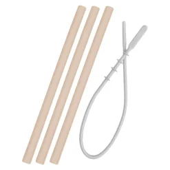 Minikoioi Palhas Silicone - Bubble Beige - 3 Uni/Escova
