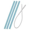 Minikoioi Palhas Silicone - Mineral Blue - 3 Uni/Escova