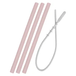 Minikoioi Palhas Silicone - Pinky Pink - 3 Uni/Escova