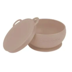 Minikoioi Taça com Tampa - Bubble Beige