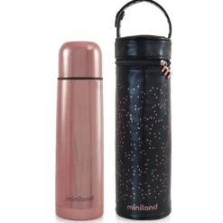 Miniland Termo Líquidos 500ml + Bolsa Térmica Deluxe Rose