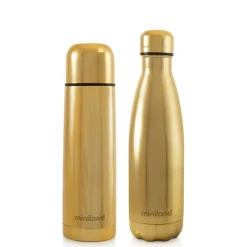 Miniland Termo Líquidos 500ml + Garrafa Térmica Deluxe Gold