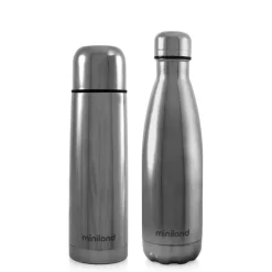 Miniland Termo Líquidos 500ml + Garrafa Térmica Deluxe Silver