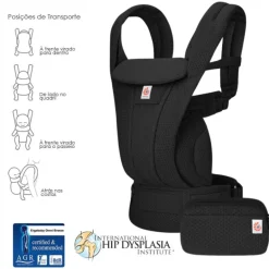 Mochila Porta-bebés Omni Deluxe Mesh da Ergobaby - Onyx Black