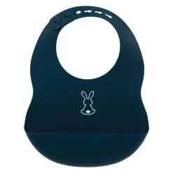 Nattou Babete Silicone - Azul Escuro