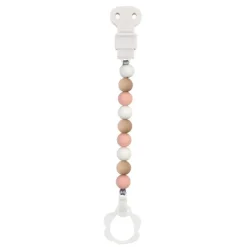 Nattou Corrente Xuxa Silicone - Rosa/Branca/Bege