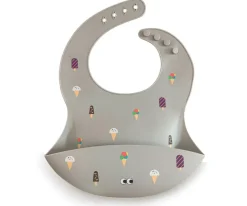 Noui Noui Babete em Silicone - Ice Cream Grey