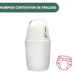 NubiPod Contentor de Fraldas - White
