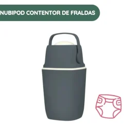 NubiPod Contentor de Fraldas - Graphite